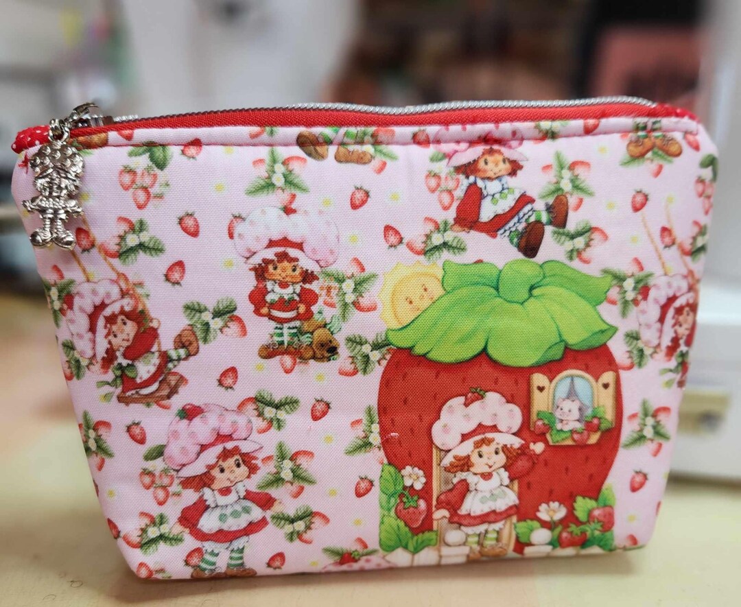 Strawberry Shortcake, Squared Zipper Pouch, Three Sizes