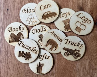 Etiquetas de almacenamiento - Trofast - Organización - Etiquetas para cajas de juguetes - (Archivo digital)