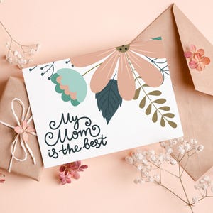 La migliore mamma del mondo, regalo per la festa della mamma, bouquet di fiori, regali per la mamma, download, biglietto per la festa della mamma, idea regalo, regali dell'ultimo minuto