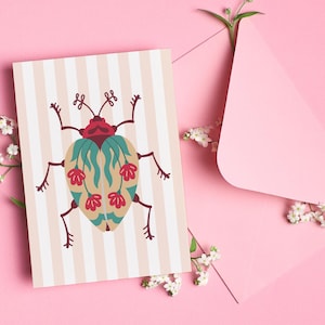 beetle, bug, greeting cards, print cards, printing cards, greeting card, folding card, greeting card birthday card, birthday greeting cards