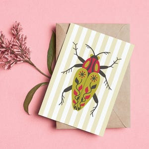 beetle, bug, greeting cards, print cards, printing cards, greeting card, folding card, greeting card birthday card, birthday greeting cards