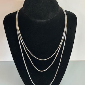 18K Gold Plated Sterling Silver Snake Chain Necklace – Minimalist Layered Jewelry for Women, Everyday Necklace, Gift for Her