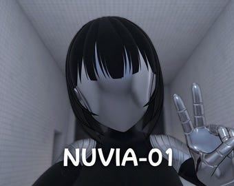 Sci-Fi Android VRChat Avatar, FBT, PC and Quest
