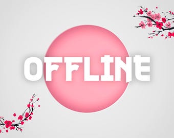 Sakura Stream Overlay Pack for Twitch, YouTube & OBS - Cherry Blossom