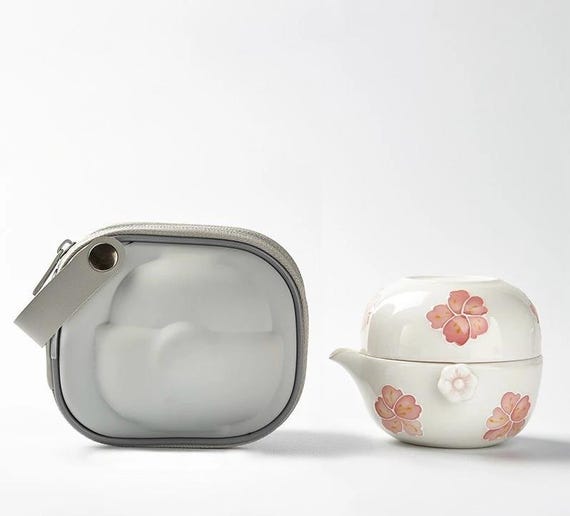 Ensemble De Théière En Verre Thé En Verre Ensemble De Thé De Voyage En