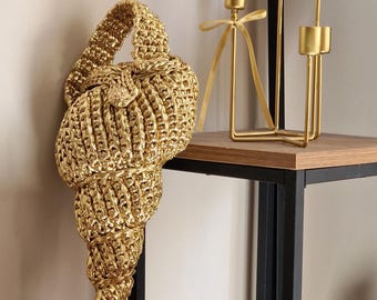 Crochet Seashell Bag Pattern: Boho Basket PDF Tutorial (Beginner Friendly Digital Download