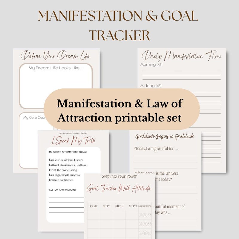 Law of Attraction Journal - Etsy