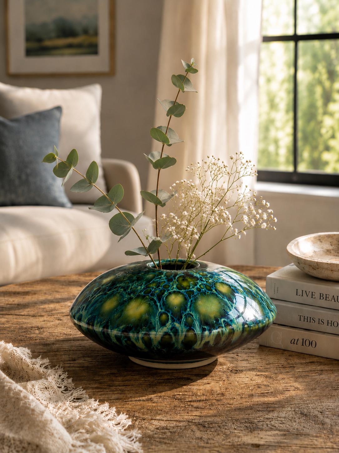 Green Ikebana Vase - Etsy
