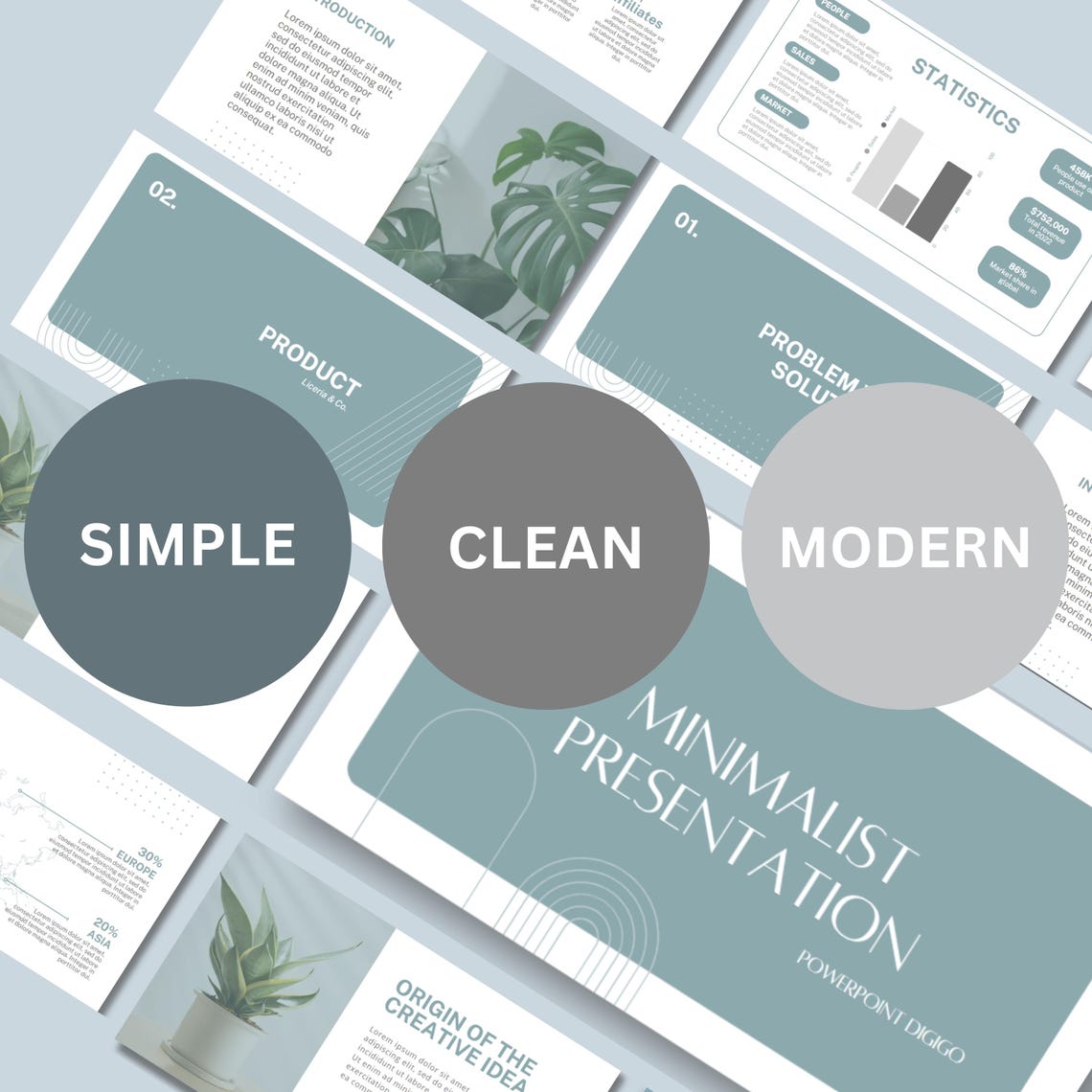 Minimalist Presentation | Minimal Modern Clean Business Powerpoint ...