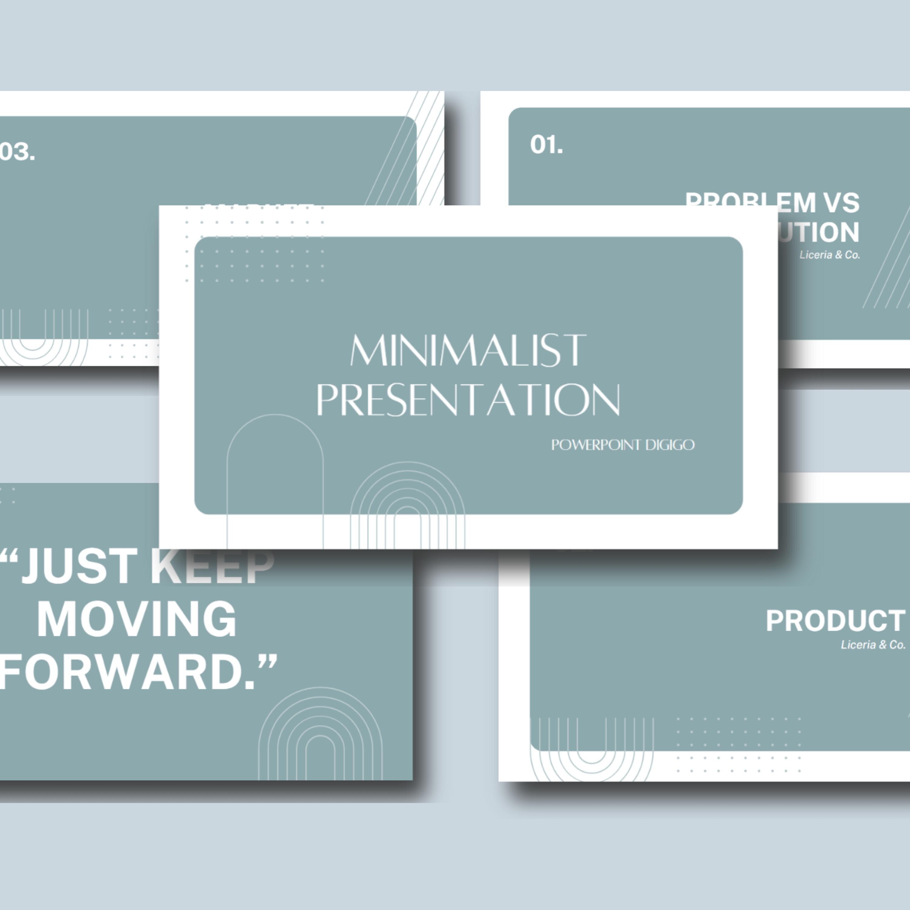 Minimalist Presentation | Minimal Modern Clean Business Powerpoint ...
