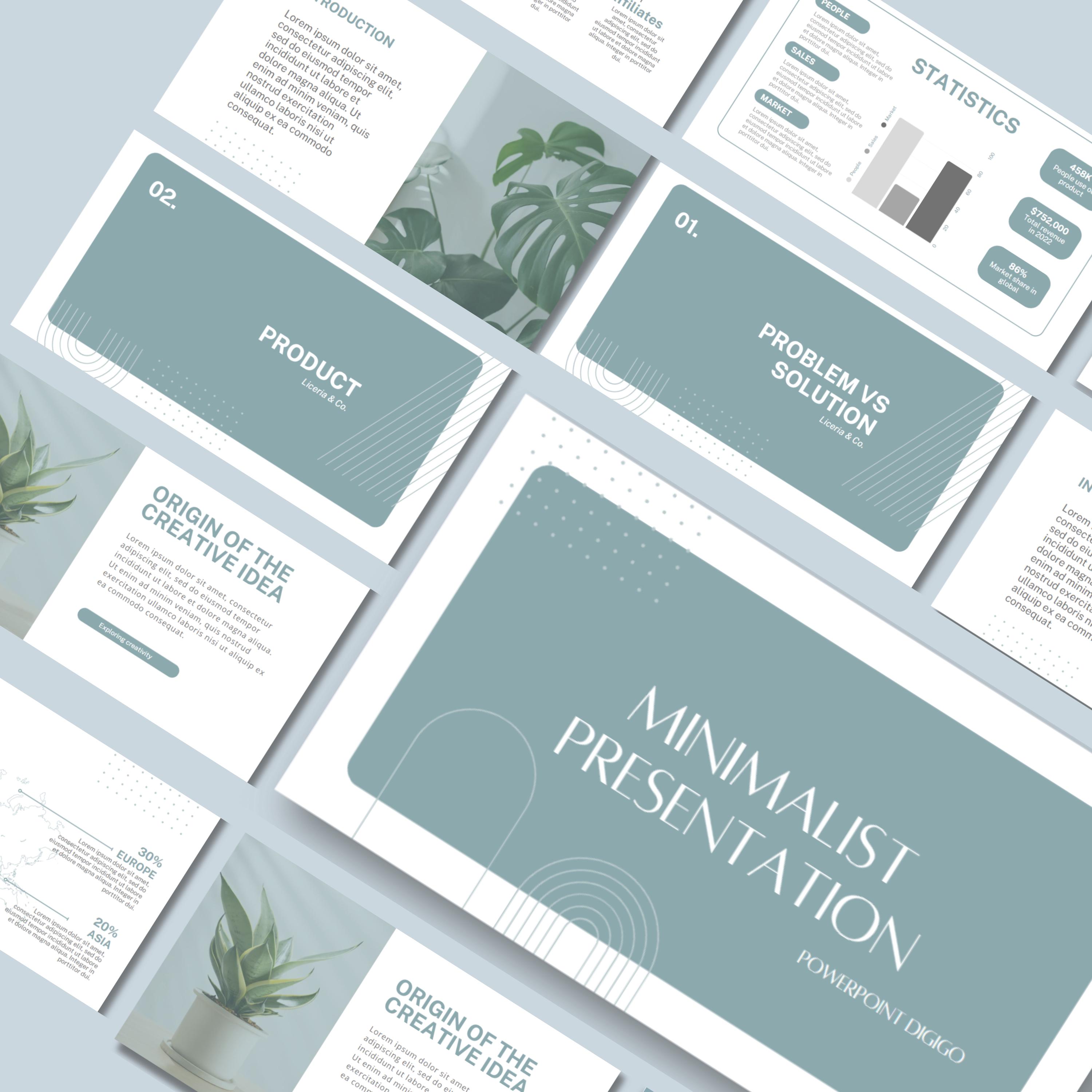 Minimalist Presentation | Minimal Modern Clean Business Powerpoint ...