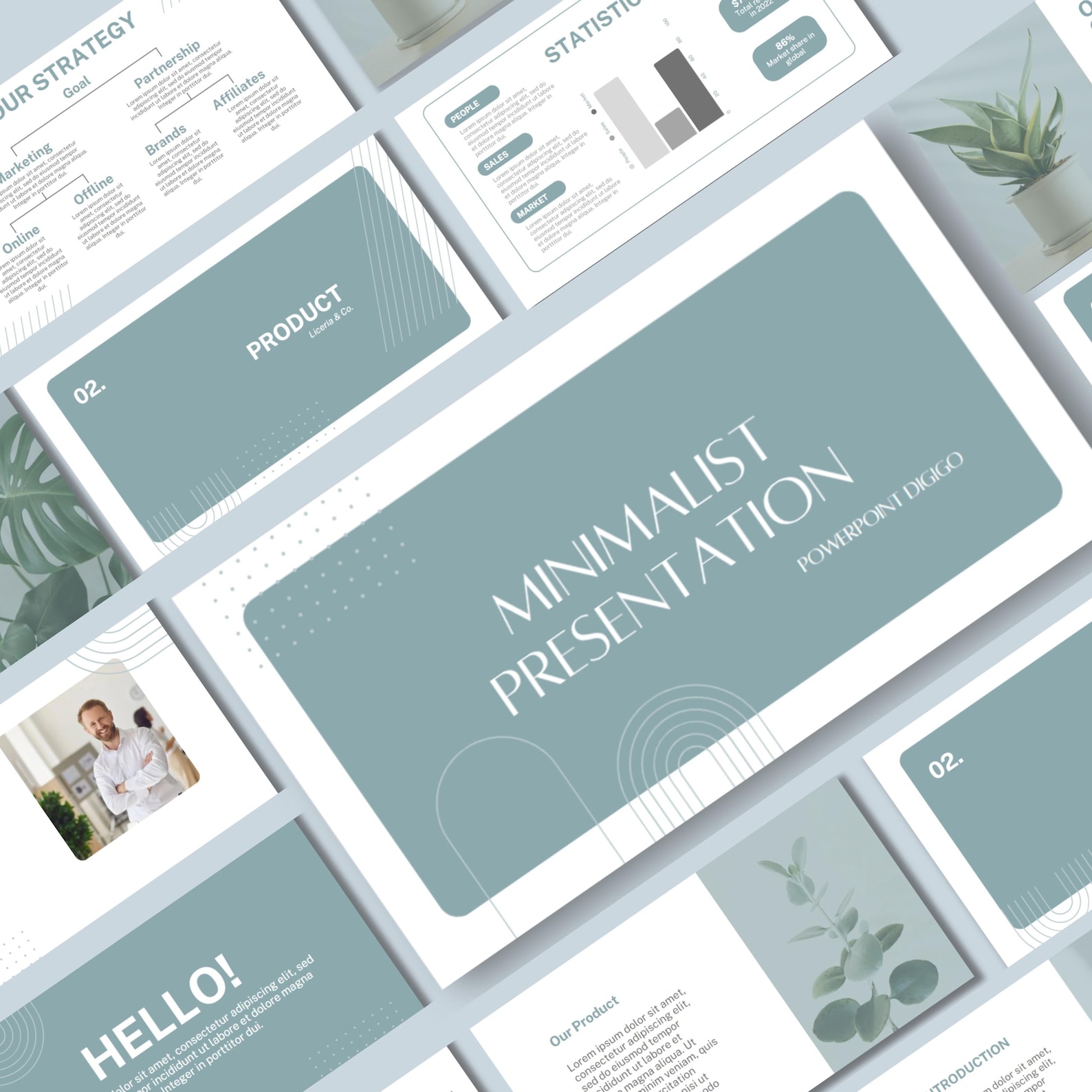Minimalist Presentation | Minimal Modern Clean Business Powerpoint ...