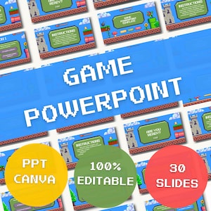 Game PowerPoint tempate | Customizable PowerPoint Game | Quiz  games | Classroom Game | Educational game | Party Game,  Editable Game