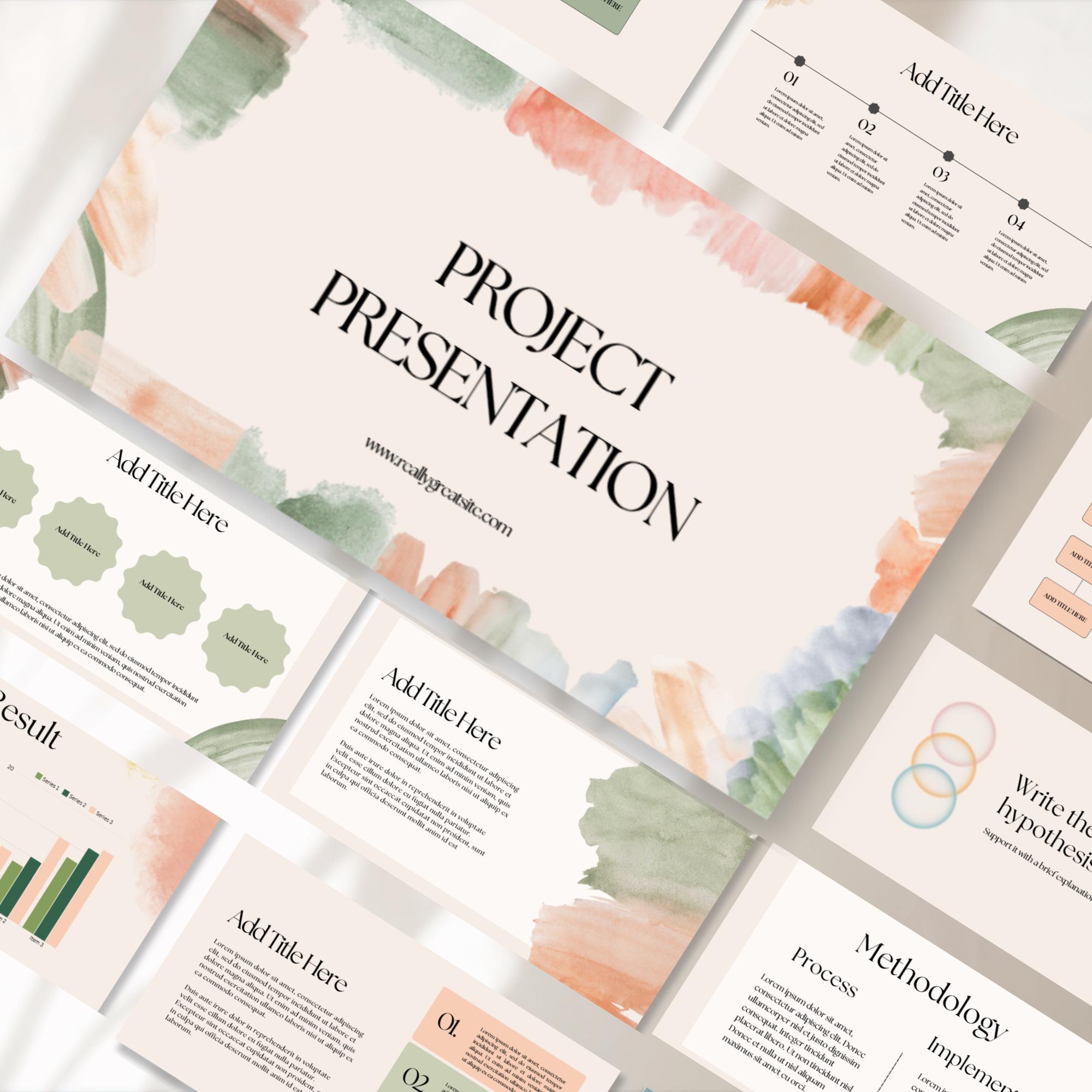 Watercolor Powerpoint Template– Watercolor Templates - Watercolor ...