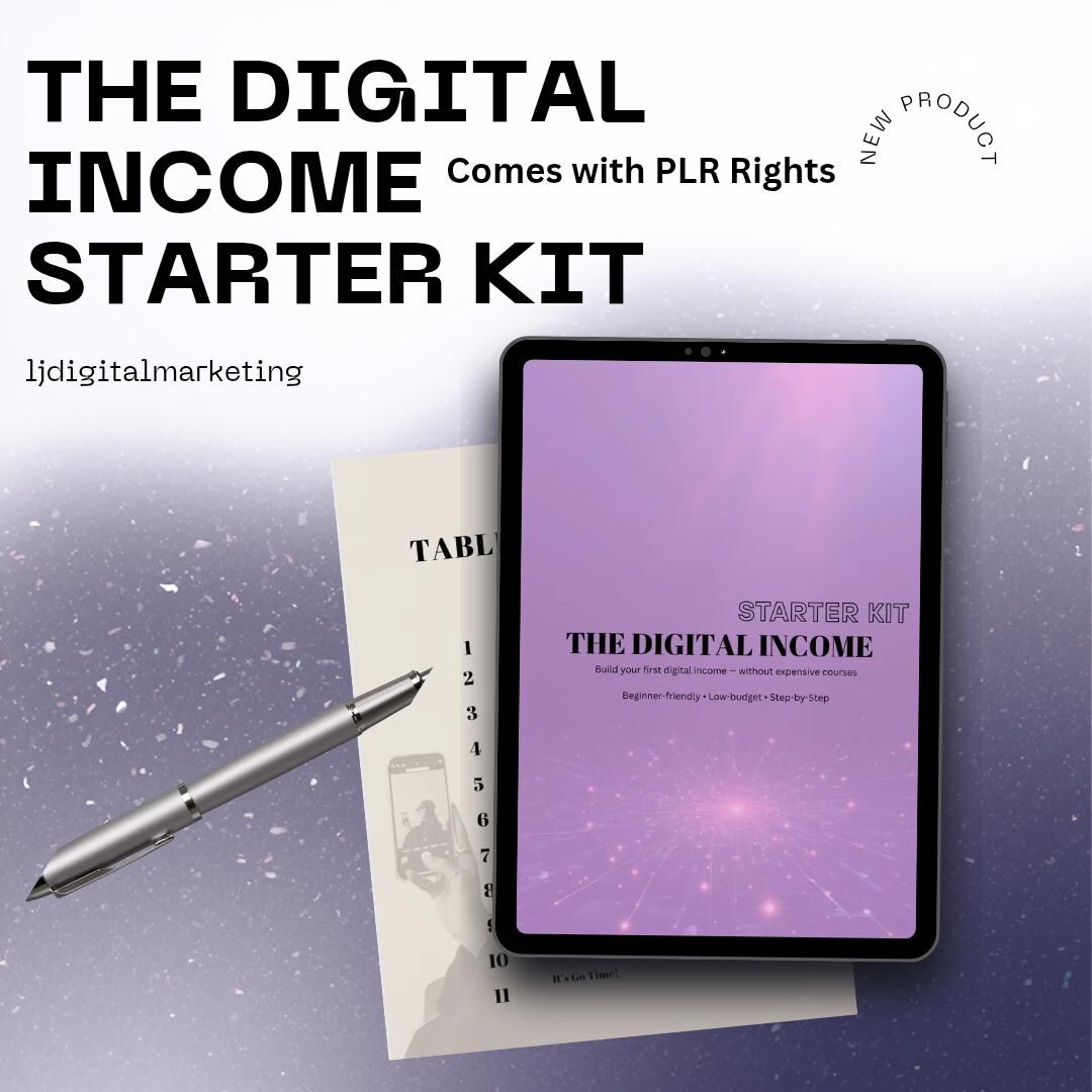 Digital Income Starter Kit for Beginners – Step-by-step Guide to Making ...