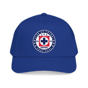 CRUZ AZUL Baseball Cap | Adjustable Snapback Hat | Liga MX Fan Streetwear