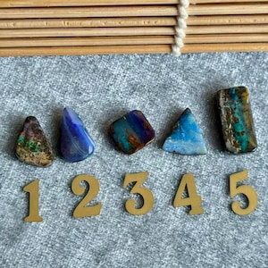 Pietra grezza di opale di Boulder - Opale australiano naturale non tagliato per collezionismo o creazione di gioielli