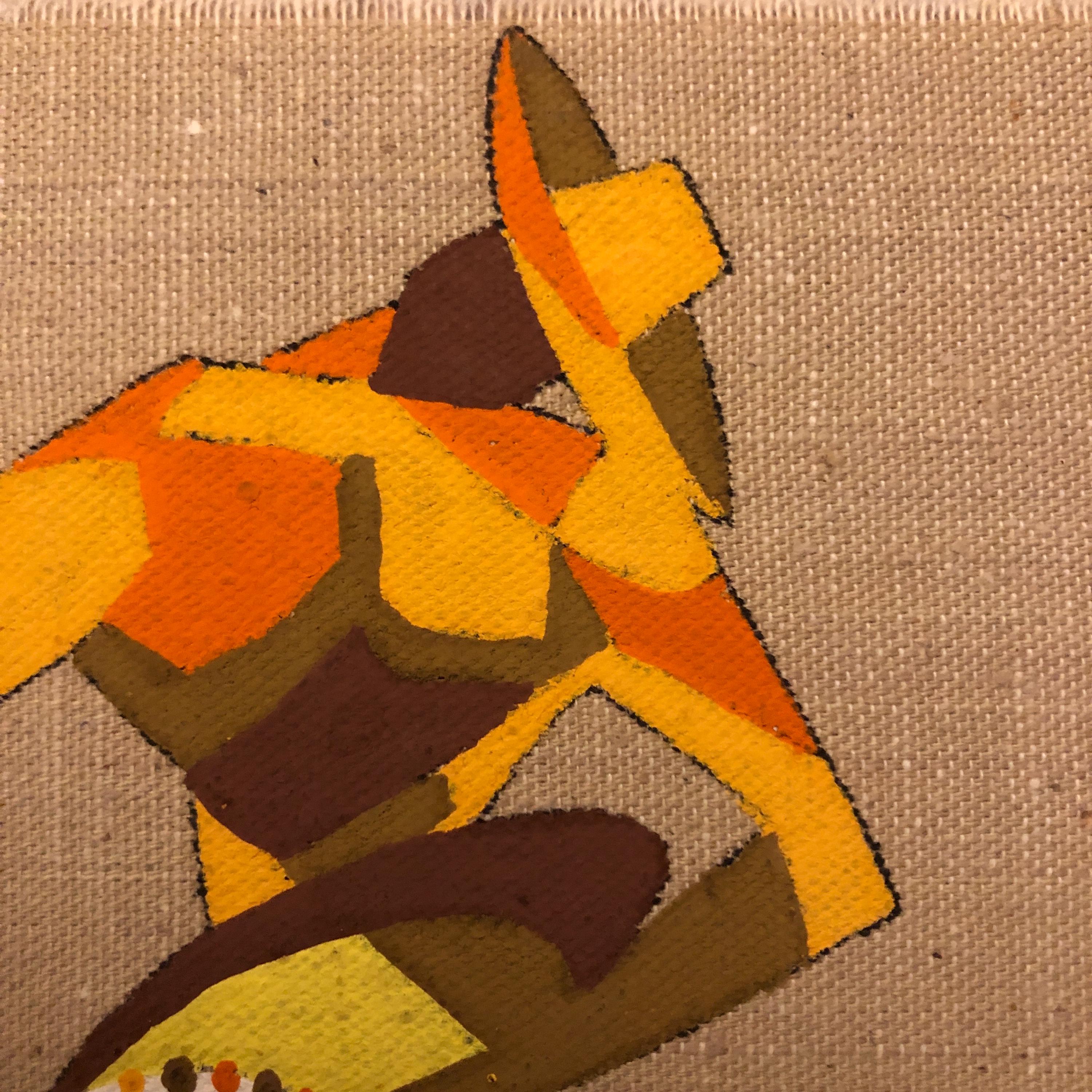 Virgilio Nabais Art Deco Mid-century Modern Design Artwork on