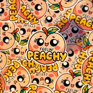 Feelin' Peachy - Flirty Sticker