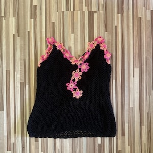 crochet vintage top