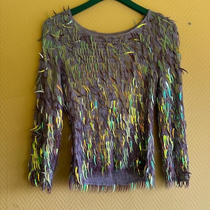 vintage ibiza sequin sweater