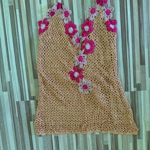 vintage crochet top