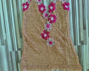 vintage crochet top