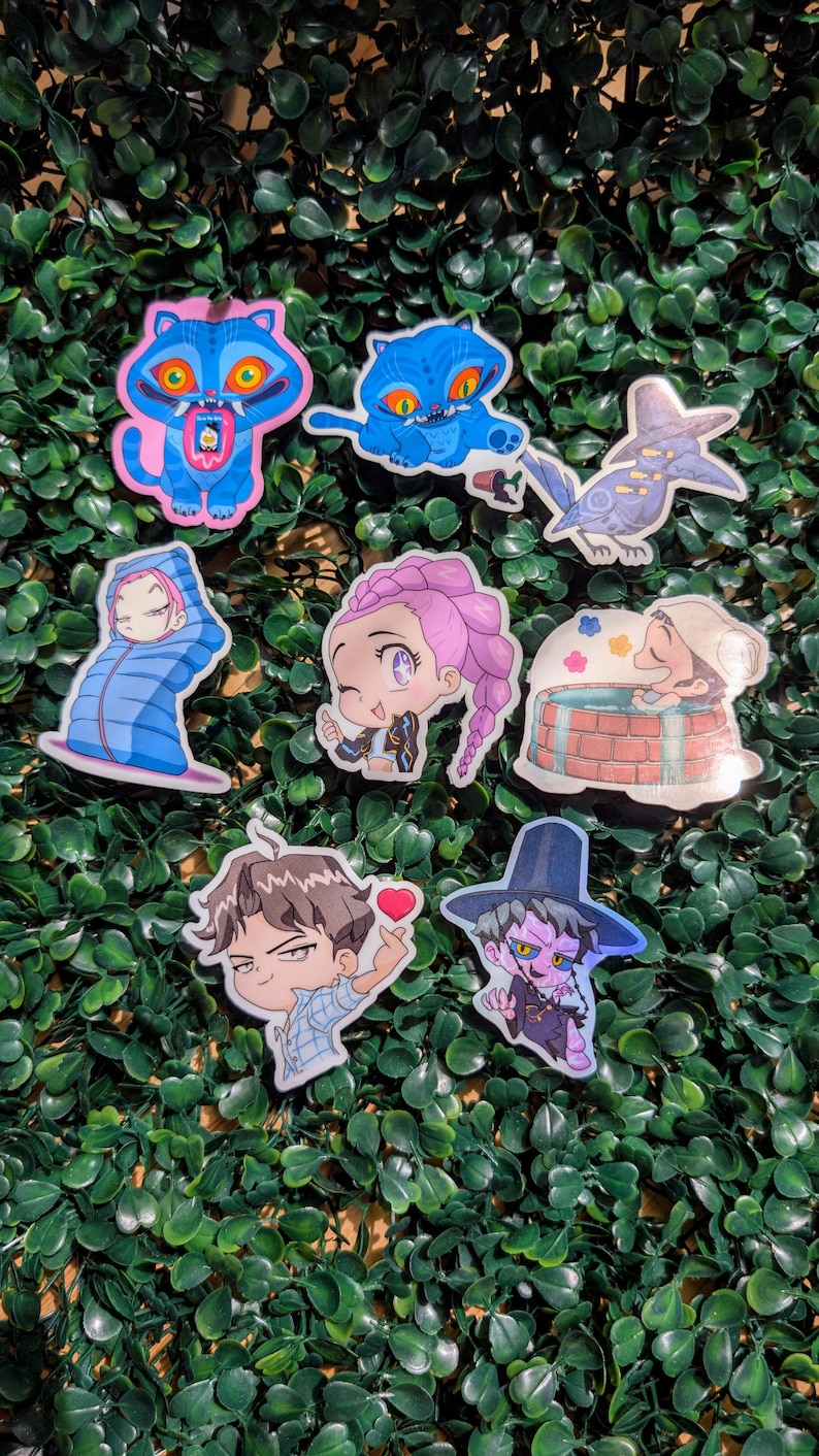 Kpop Demon Hunters Sticker Set – Chibi Rumi, Mira, Zoey, Jinu, Derpy ...