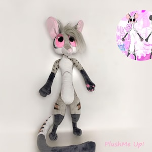 Custom Surikat Plush Toy – 40 cm – Made from Your Drawing – Animal Art Commission