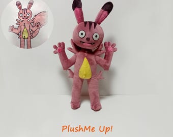 Drawing into a real Plush, toy commission, custom plush from a toy, drawing into a toy 40 cm tall, not clothes