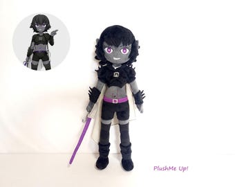 Custom Plush Toy Made from Your Drawing or Artwork