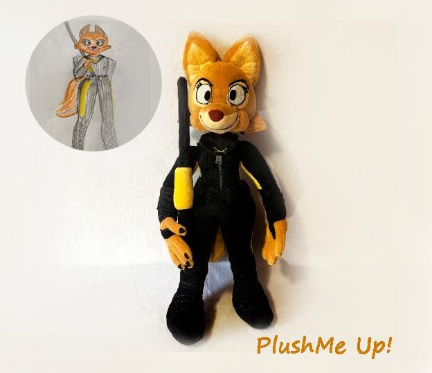 カスタムブライス 海外作家様 男の子 Mr.Fox キツネさん フルセット Custom Plush Made to Order Plush Fox, Drawing Toy , Picture to Toy