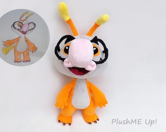 Custom plush made to order plush,  drawing  toy , picture to toy, made to order , not official, funmade, 40 cm