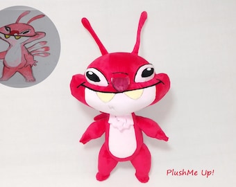 Custom plush made to order plush alien,  drawing  toy , picture to toy, made to order , not official, funmade, 40 cm