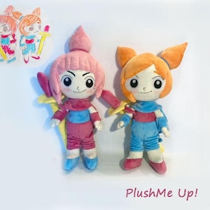 Custom plush made to order plush figure girls, drawing  toy, picture to toy, made to order , not official, funmade, 40 cm