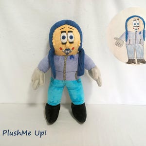 Personalized Plush Doll from Child’s Drawing | Custom Human Figure Toy