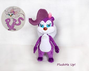 Custom Plush Squirrel, Cartoon Style,  OC, Handmade Soft Toy, Cute Animal Plushie,  Personalized Gift, Fantasy Plush,  Custom OC, Plush Toy