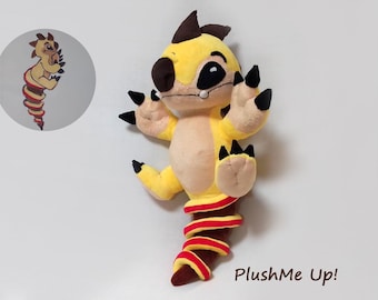 Custom plush made to order plush alien,  drawing  toy , picture to toy, made to order , not official, funmade, 40 cm