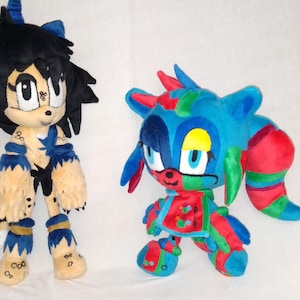 Custom plush commission from the drawing