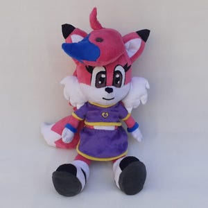 Custom plush commission from the drawing