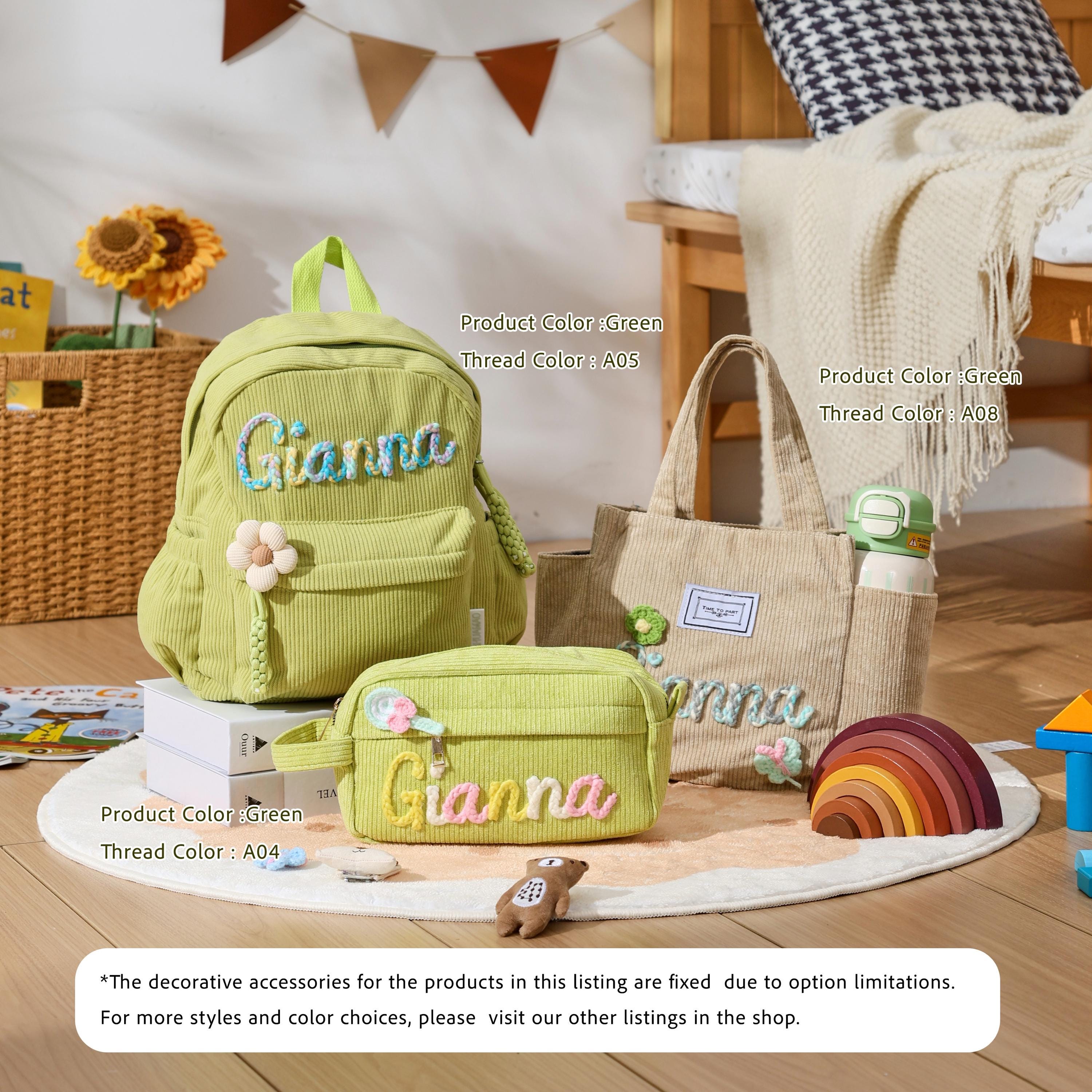 Personalized Kids 3-piece Set: Backpack, Lunch Bag, Pencil  display picture 3