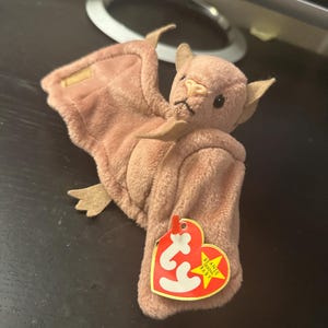Original 1996 Ty Beanie Babies " Batty" * EXTREMELY RARE ERRORS