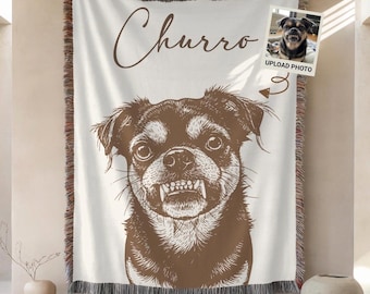 Manta personalizada com foto do seu pet, manta personalizada com o rosto do seu cachorro, presentes para guardar a lembrança do seu cão, presentes personalizados com retratos de pets, manta personalizada para gatos, presente com foto de cachorro