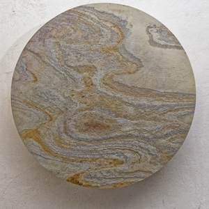 Handmade Alabaster Wall Lamp: Scandinavian Minimalist stone Sconce
