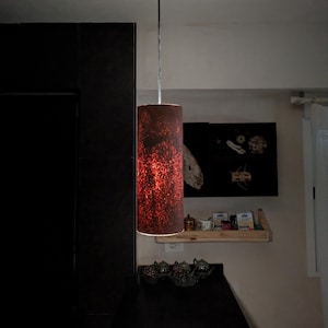 Clay Pendant Light – Handmade Hanging Lamp in Natural Terracotta Clay