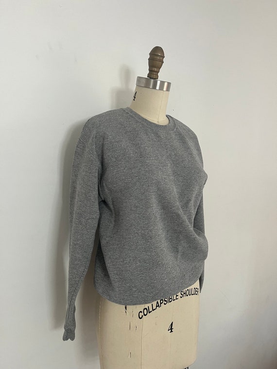 vintage 90s gray sweatshirt xs small - image 3