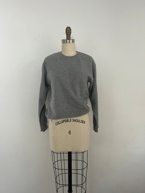 vintage 90s gray sweatshirt xs small - image 4
