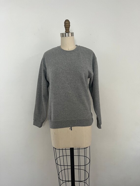 vintage 90s gray sweatshirt xs small - image 2