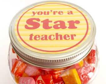 You're a Star Teacher - Teacher Appreciation Gift - Teacher Appreciation Print - Easy Teacher Appreciation Gift Idea