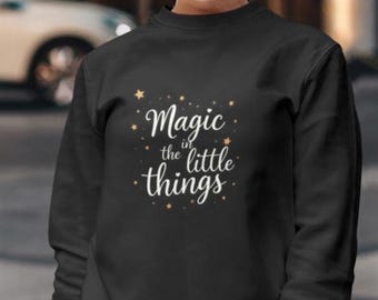 Sudadera bonita, suéter acogedor, camiseta con estampados originales, regalo para ella, artículos esenciales para el día a día, ropa inspiradora, ropa informal, vibras positivas